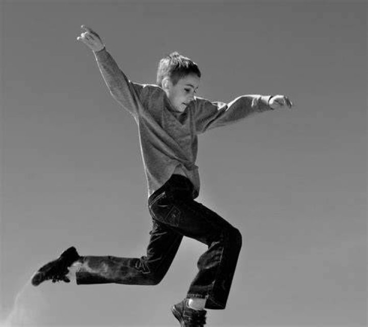 Photography of Lowell Harris Black and White conversions Jumping of