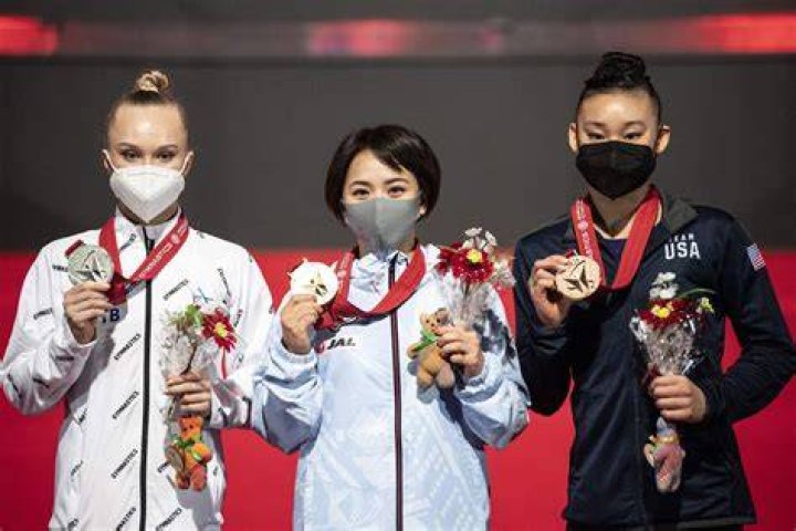 Photos Leanne Wong Competes in the 2021 World Gymnastics Championships