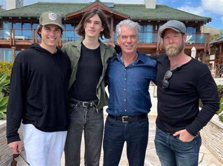 Pierce Brosnan and His Sons on the Red Carpet 2015 POPSUGAR Celebrity