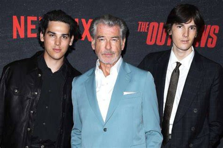 Pierce Brosnan sons the actor’s son Christopher Brosnan seen in London