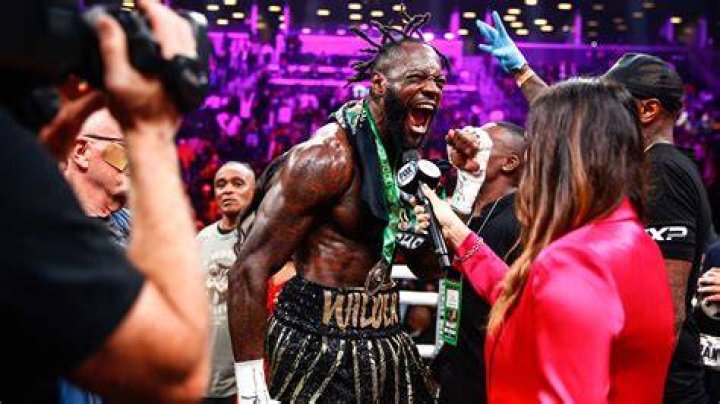 Pin on Deontay Wilder with wife Telli Swift
