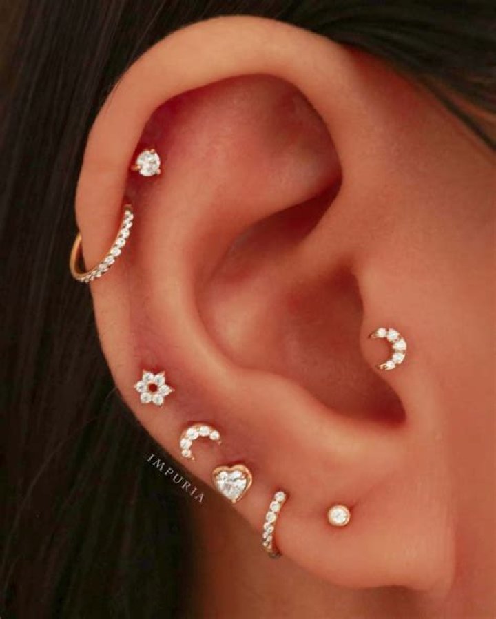 Pin on ear piercing