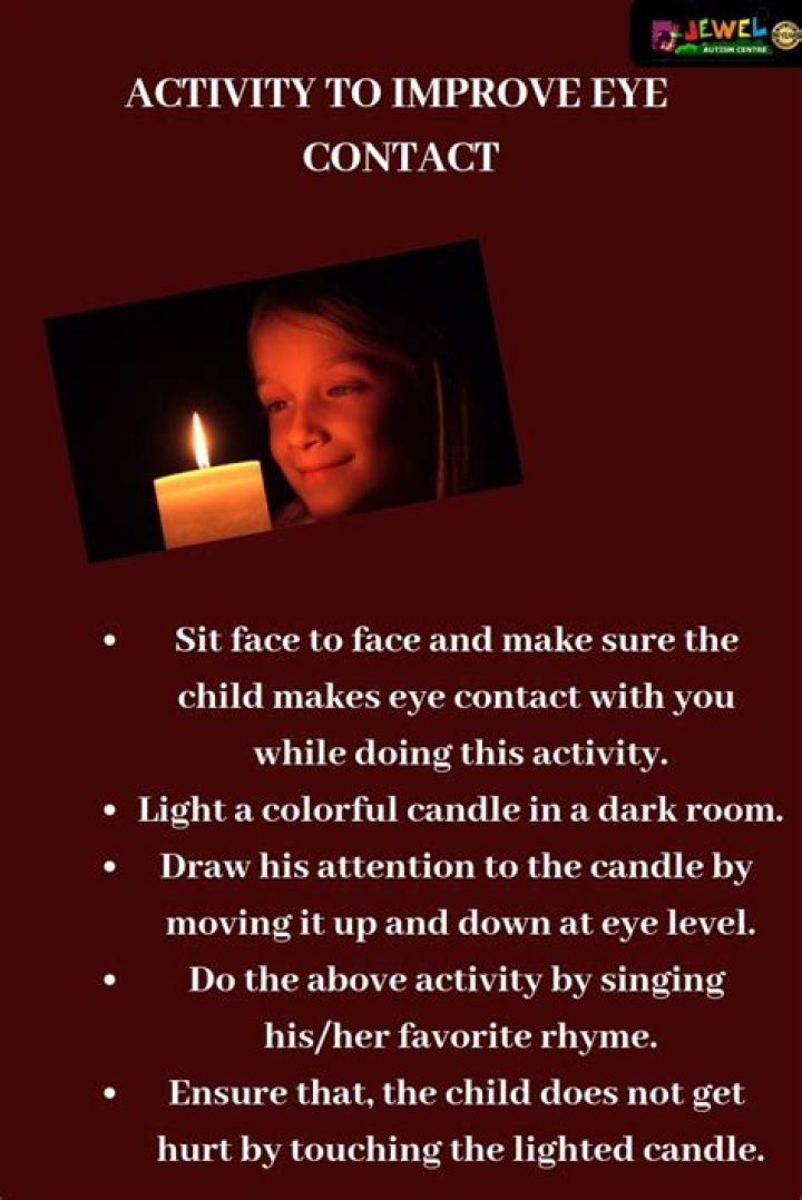 Pin on eye contact