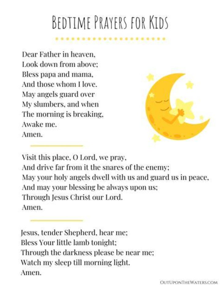 Pin on Prayers bedtime