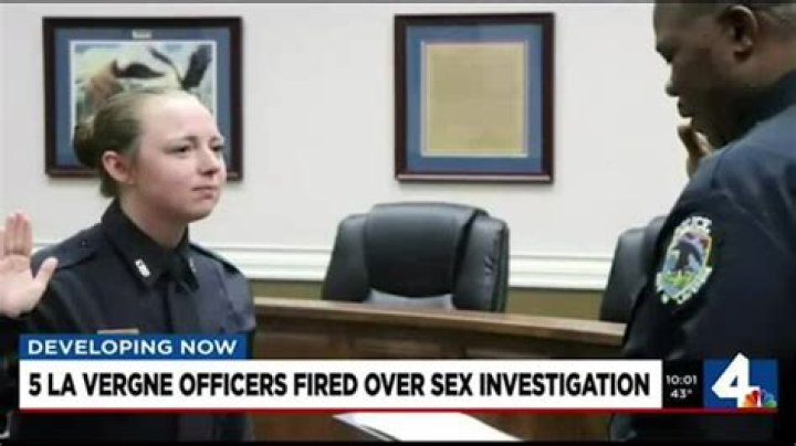 Police officer caught having sex with six cops