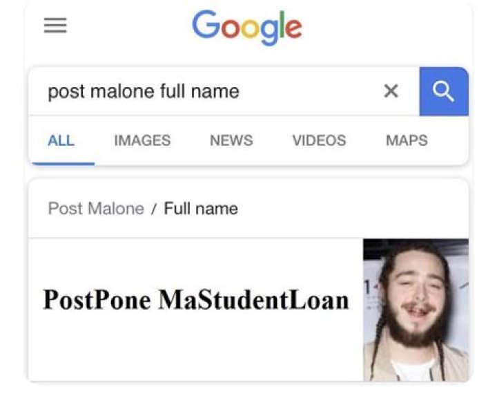 Postpone Mastudentloan Real Name Google Searches Know Your Meme