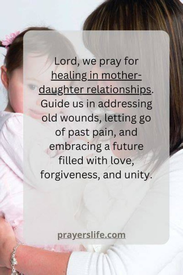 Powerful Prayer For Mother And Daughter Relationship The Prayer Relay