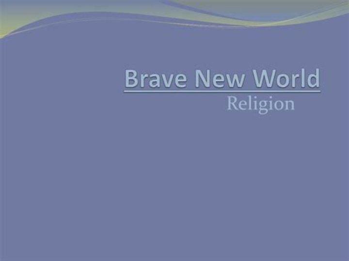 PPT Brave New World PowerPoint Presentation, free download ID1982941
