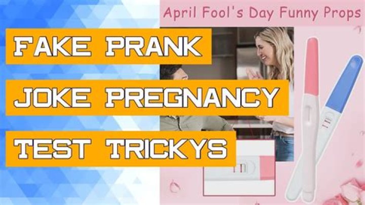 Prank Fake WORKING Positive Pregnancy Test Single Wrapped Stick Best Joke