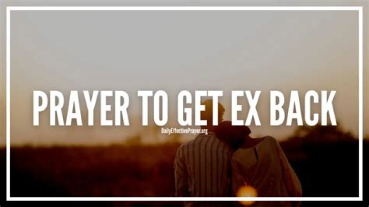 Prayer To Get Ex Back Prayers To Get Your Ex Back (Restoration) YouTube