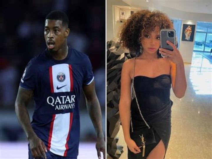 Presnel Kimpembe wife 'Sarah Kimpembe'
