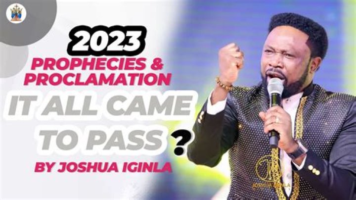 Prophet Joshua Iginla Releases Prophecies For 2020 Religion Nigeria