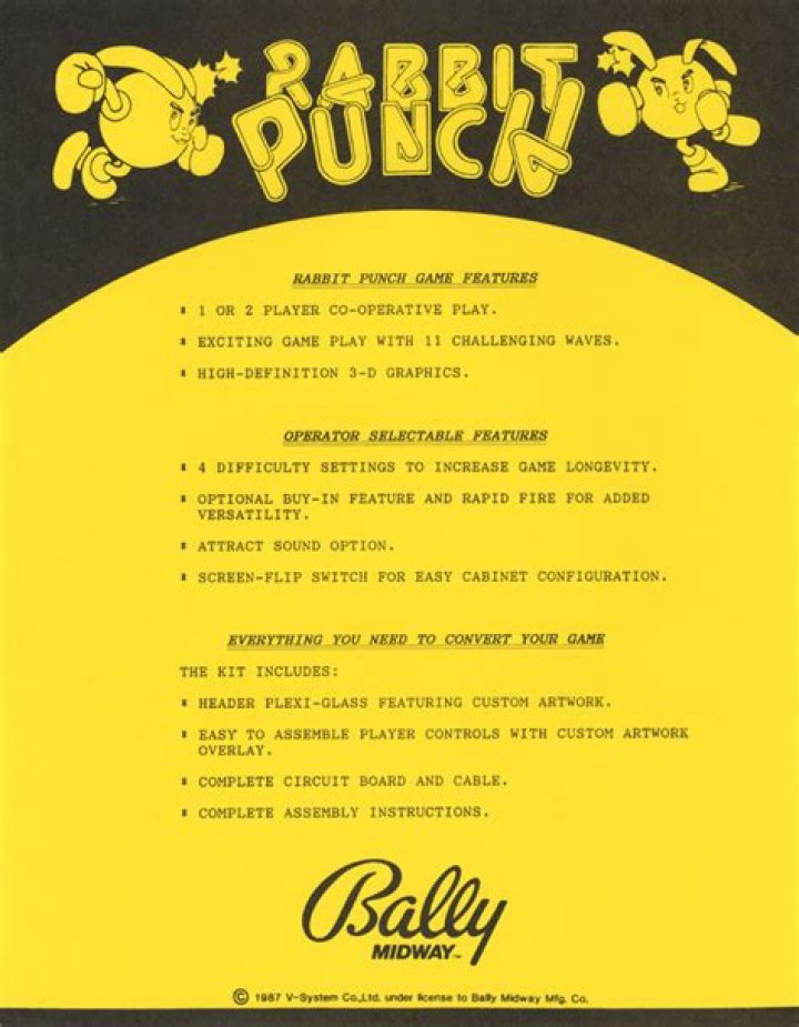 Rabbit Punch (Video Game 1987) IMDb