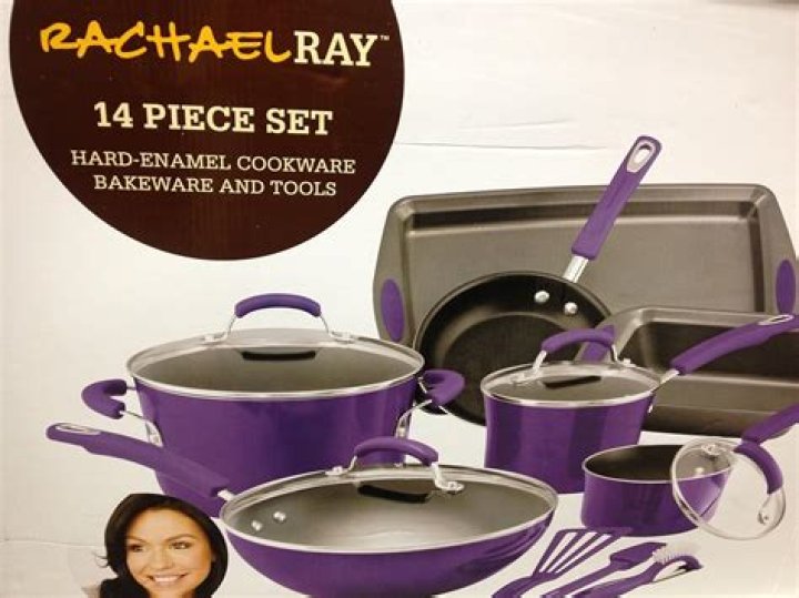 rachael ray purple cookware set