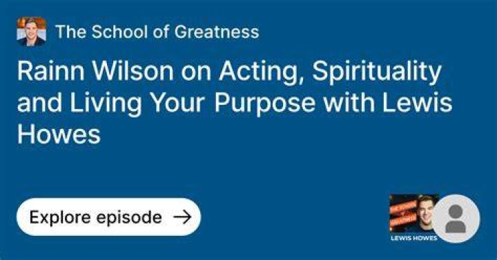 Rainn Wilson On Acting, Spirituality, Failure And Playing Dwight