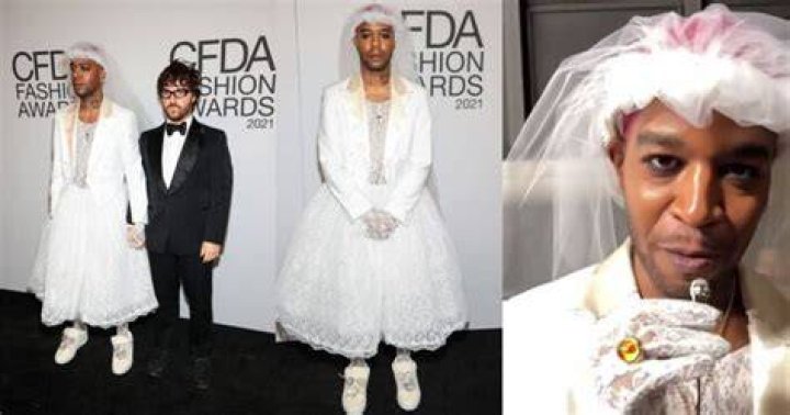 Rapper, Kid Cudi steps out as a bride to an event in US (photo/video)