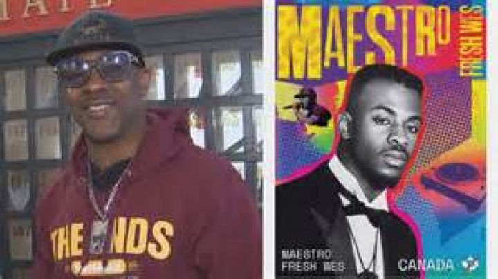 Rappers In Canada; Maestro Fresh Wes, often regarded as the godfather of Canadian hip-hop.