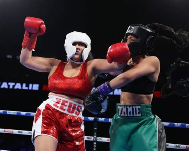 Reality star Natalie Nunn celebrates boxing debut win over Tommie Lee