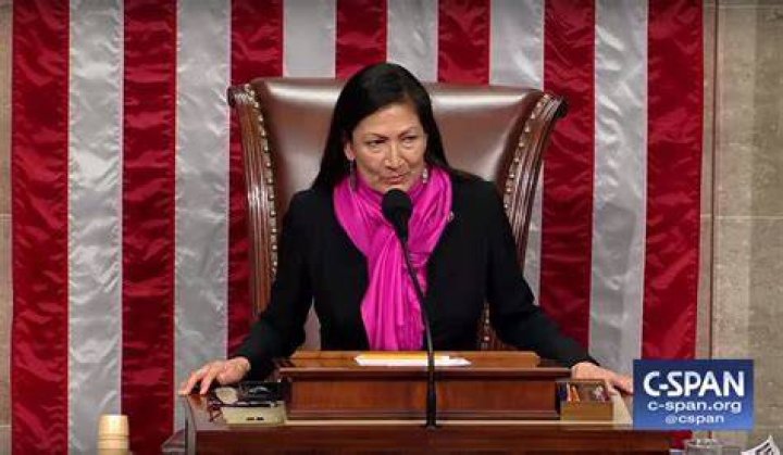 Rep. Deb Haaland makes history presiding in the House