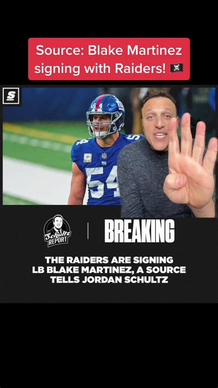 Report Linebacker Blake Martinez signing with New York Giants Big