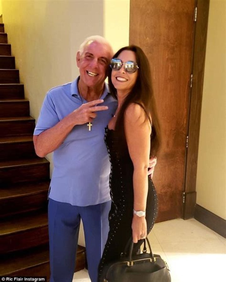 Ric Flair, 69, and Wendy Barlow, 58, wedding PICTURED The couple