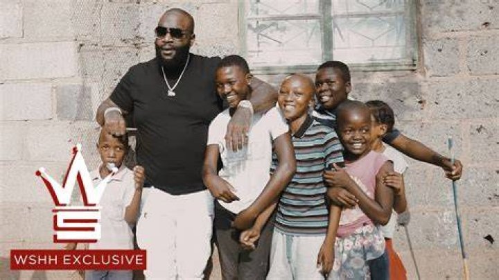 Rick Ross Gives Away Money To The Kids In Botswana! (Southern Africa