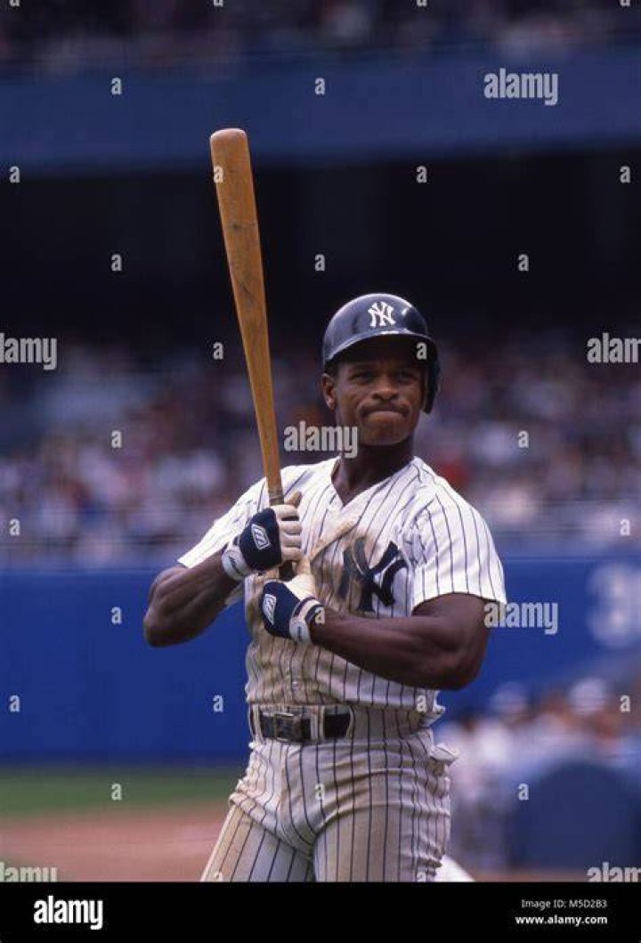 Ricky henderson as a new york yankee hires stock photography and