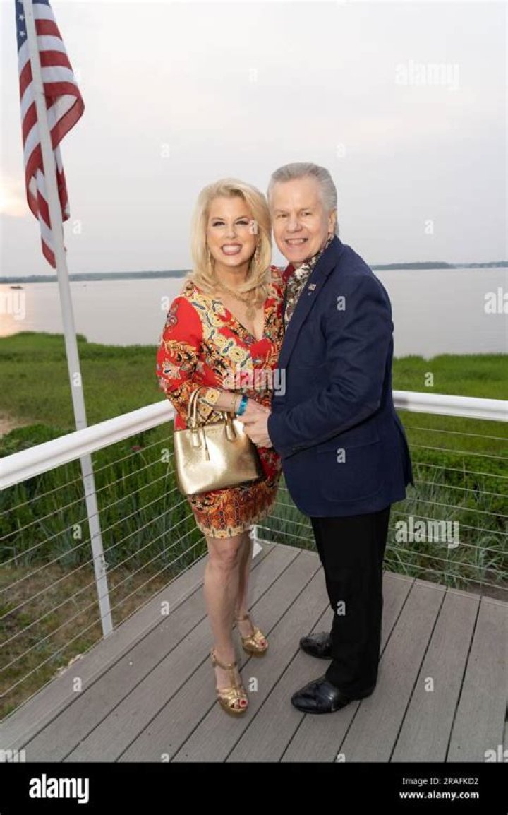 Rita Cosby and Tomaczek Bednarek arrive for the 2017 White House