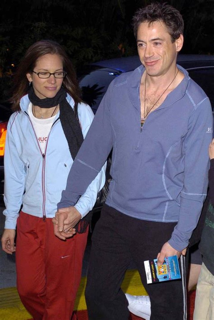 Robert Downey Jr and Susan Downey take their daughter Avri Downey out