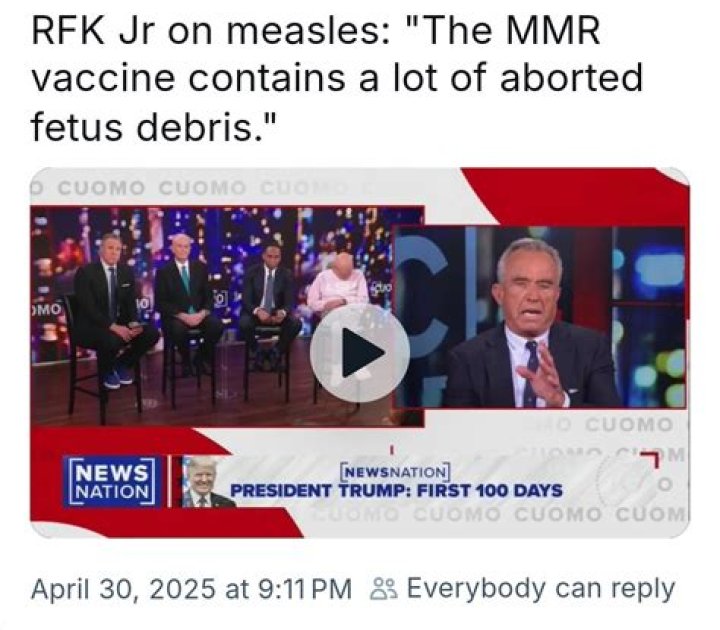 Robert F. Kennedy Jr. falsely claims COVID vaccine is 'deadliest ever made'