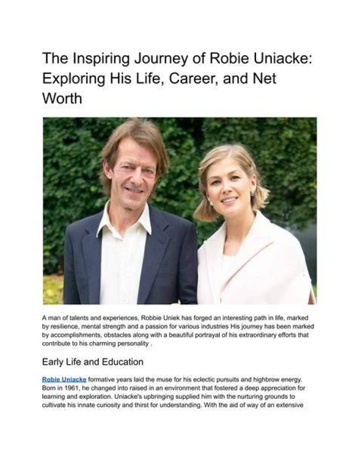 Robie Uniacke Age, Wikipedia, Net Worth and More Match less words