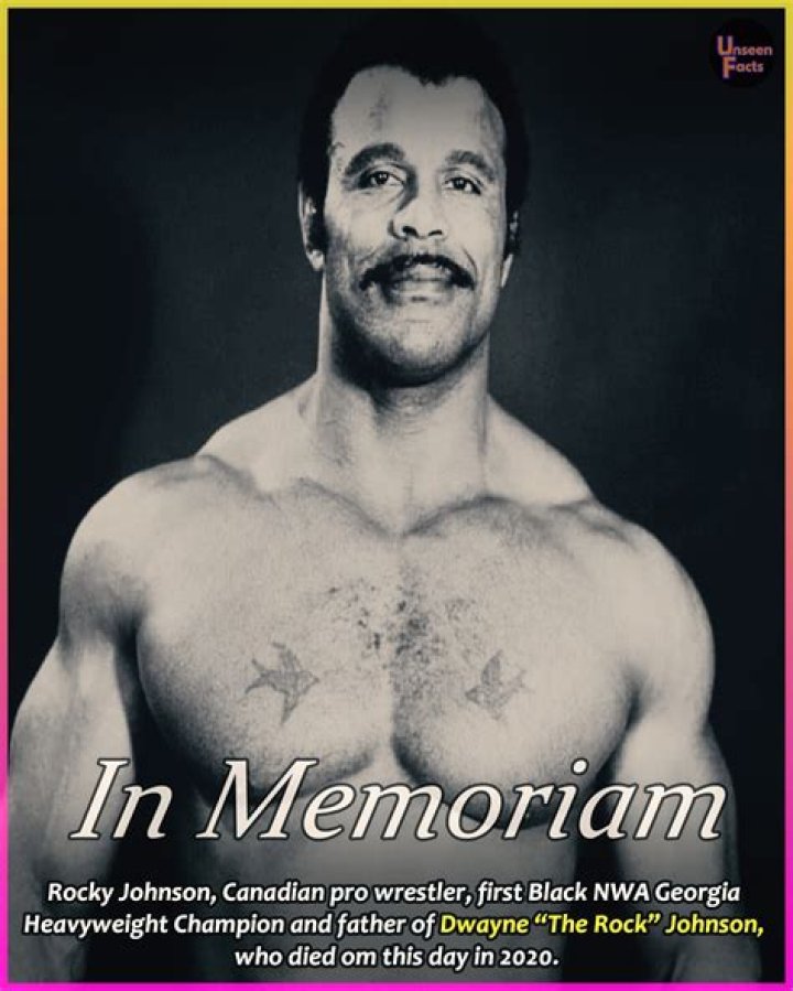 Rocky Johnson death The Rock's wrestler father nicknamed 'Soul Man