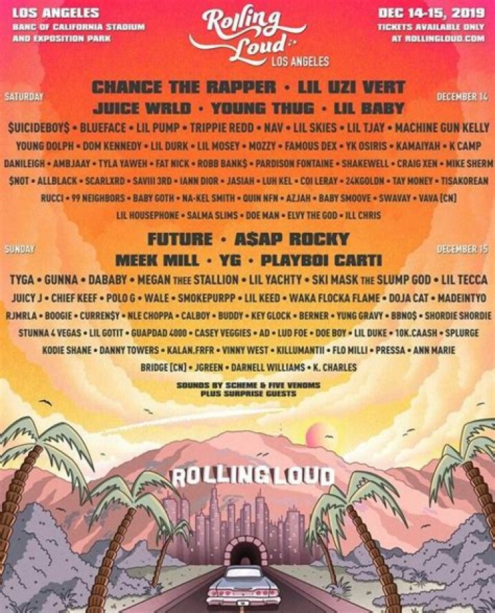 Rolling Loud, el festival de hiphop m&aacute;s grande del mundo, revela su