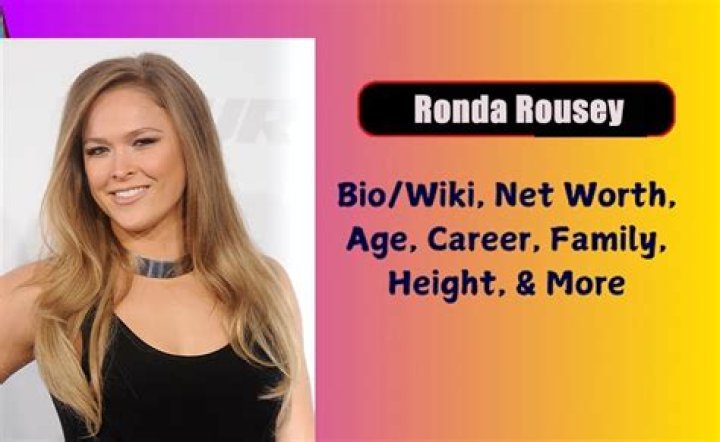 Ronda Rousey net worth, height, age, wiki, husband, biography Kemi