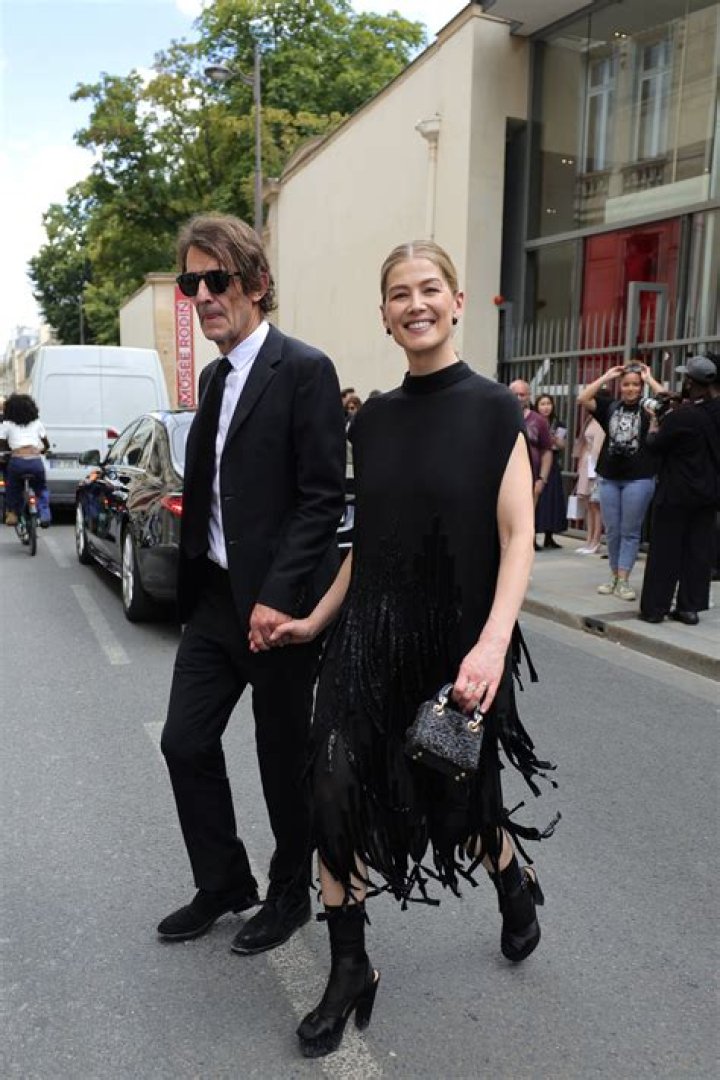 Rosamund Pike and boyfriend Robie Uniacke their second child