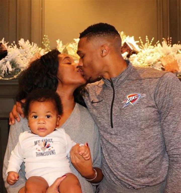 Russell westbrook and his son Chouchous