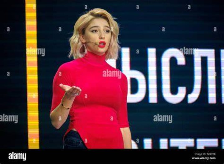 Russian Celebrity Instagram Blogger Anastasia Ivleeva Performs at