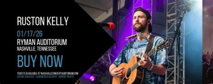 Ruston Kelly Concert Tickets and Tour Dates SeatGeek