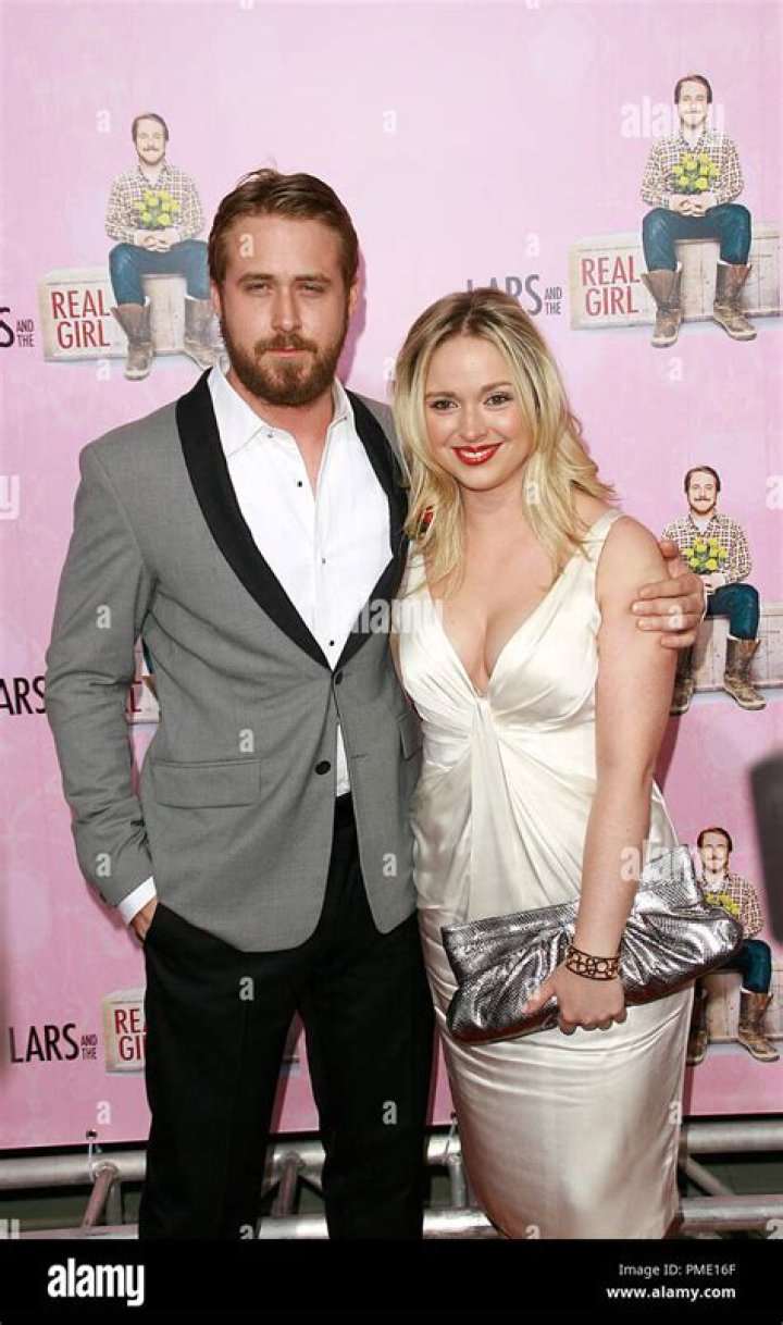 RYAN GOSLING MANDI GOSLING LARS AND THE REAL GIRL LOS ANGELES Stock