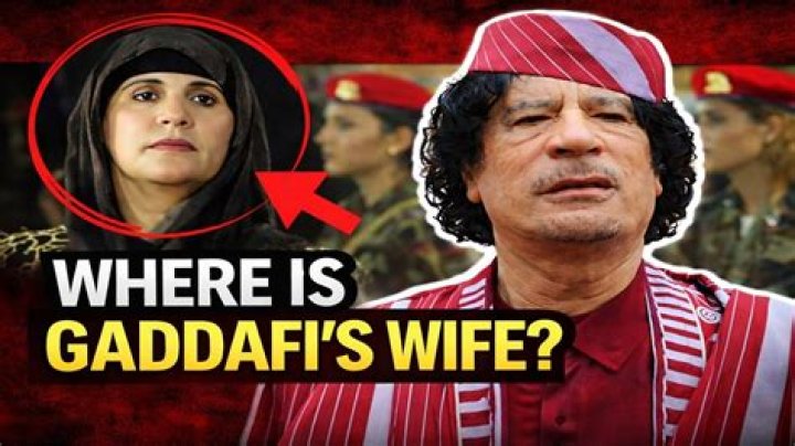 Safia Farkash Exnurse who Gaddafi loved 'at first sight' at hospital