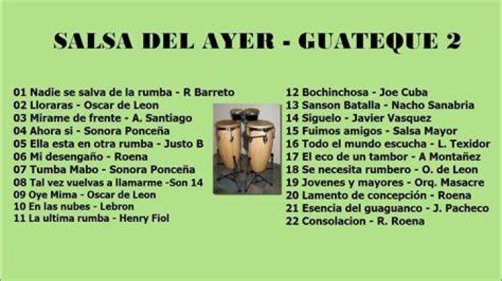 Salsa Vieja - Guateque 2 - youtube music salsa vieja