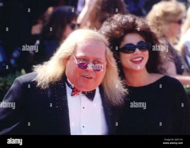 Sam Kinison and wife Malika Souiri at the 43rd Annual Primetime Emmy