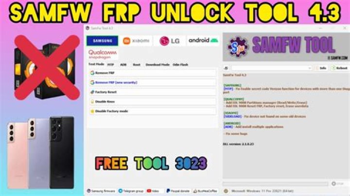 SamFw Tool 4.3 Remove Samsung FRP one click Free MS Mobile Institute