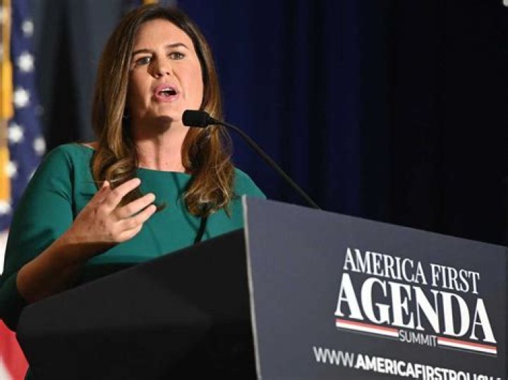 Sarah Huckabee Sanders Elected First Female Governor of Arkansas