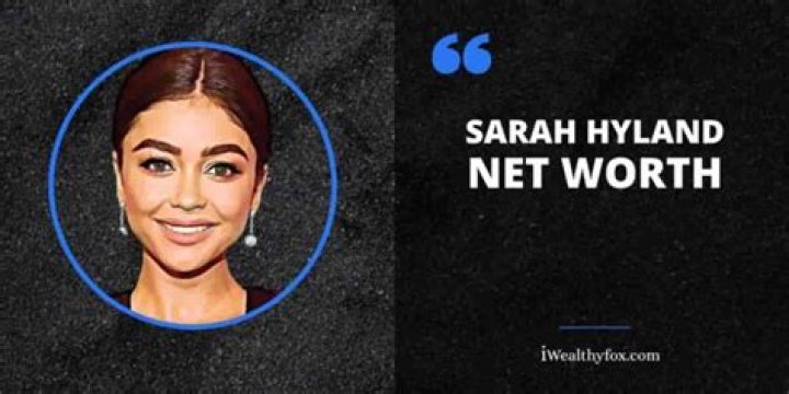 Sarah Hyland Net Worth 2023 Movies and TV Shows Wedding