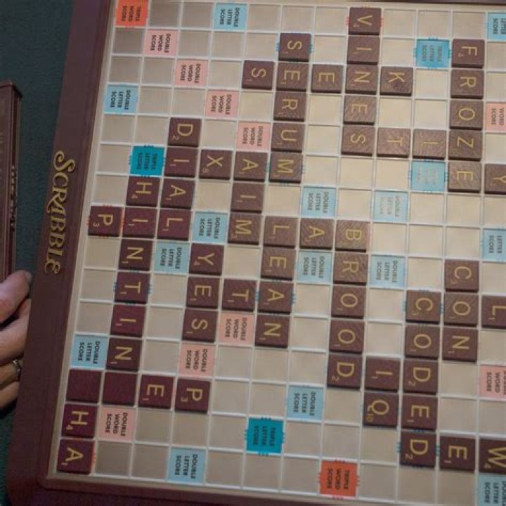 Scrabble Word Architect Deluxe Kit of 4 Wooden MultiColor Scrabble