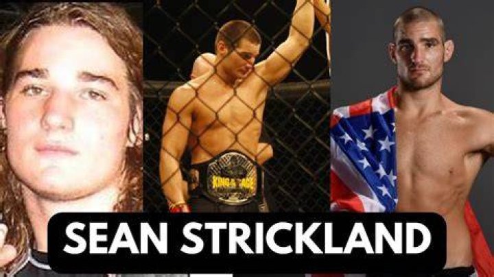 sean strickland father Sean Strickland recalls asking his father to
