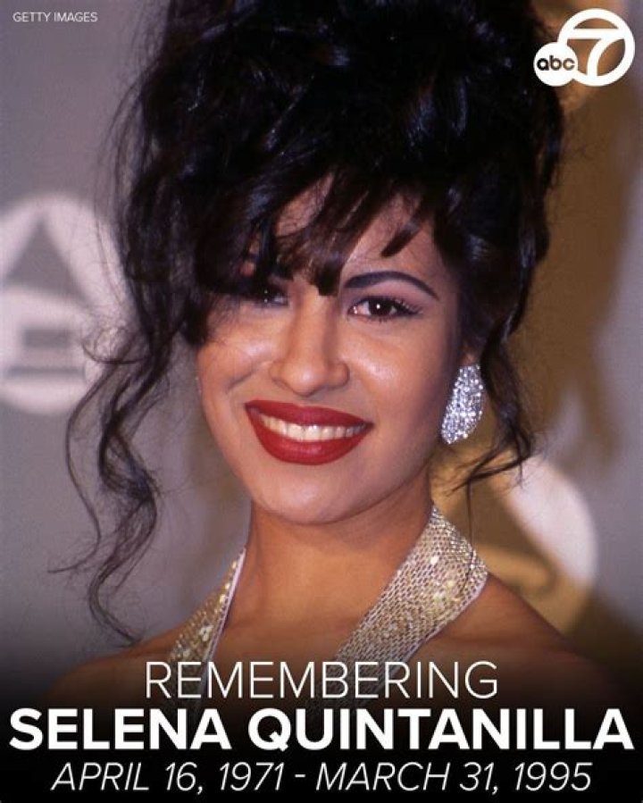 Selena QuintanillaP&eacute;rez (April 16, 1971 March 31, 1995), known