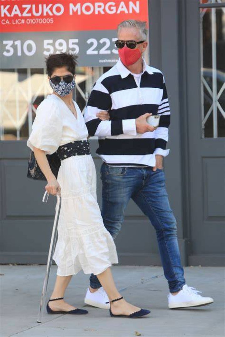 Selma Blair and Her Boyfriend at Joan's in Studio City 12/30/2019