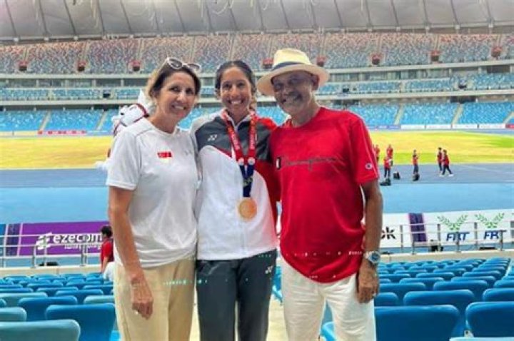 Shanti Pereira Parents Meet Singaporean olympic athlete Father